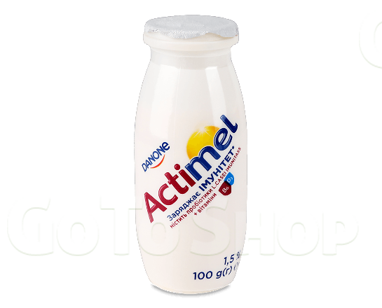 Продукт кисломолочний Actimel солодкий 1,5%  100г