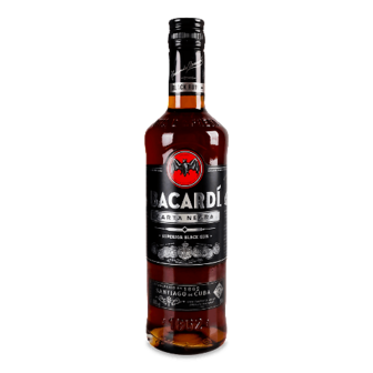 Ром Bacardi Carta Negra 40% 0,5л (0,5л)