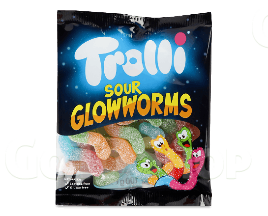 Мармелад жувальний Trolli Sour Glowworms, 100г