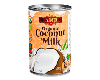 Молоко кокосове Ranre 9% органічне, 400мл