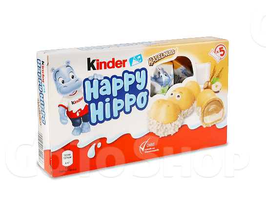 Вафлі Kinder Happy Hippo Hazelnut, 103,5г