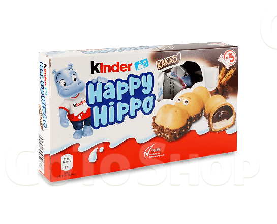 Вафлі Kinder Happy Hippo Cacao, 103,5г