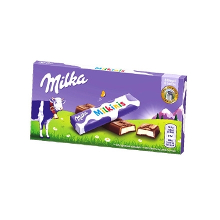 Шоколад 87,5г Milka Мілкініс з молочною начинкою 