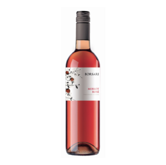 Вино 0,75 л BORSARI Мерло напівсухе рожеве 11% об ск/пл Італія 