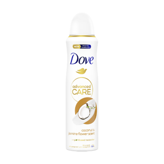 Дезодорант-спрей Dove Coconut&Jasmine flower 150мл