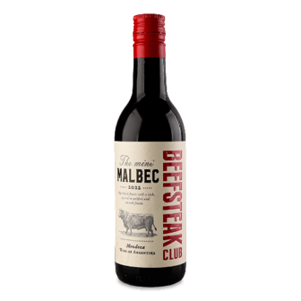 Вино Beefsteak Club Beef & Liberty Malbec Mendoza 0,187л