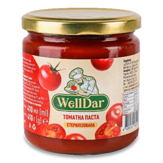 Паста томатна WellDar 410г