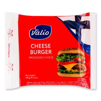 Сир плавлений Valio Cheese Burger 44% 150г