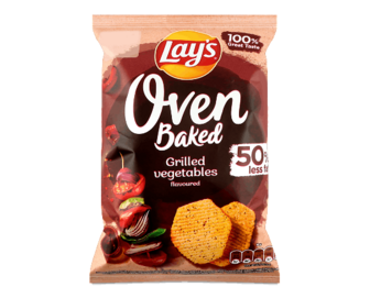 Чипси Lay's Oven Baked зі смаком овочів гриль, 110г