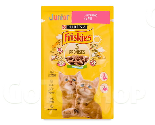 Корм для кошенят Friskies з куркою в підливці, 85г