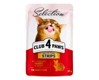 Корм для котів Club 4 Paws Premium Selection з кроликом, 85г