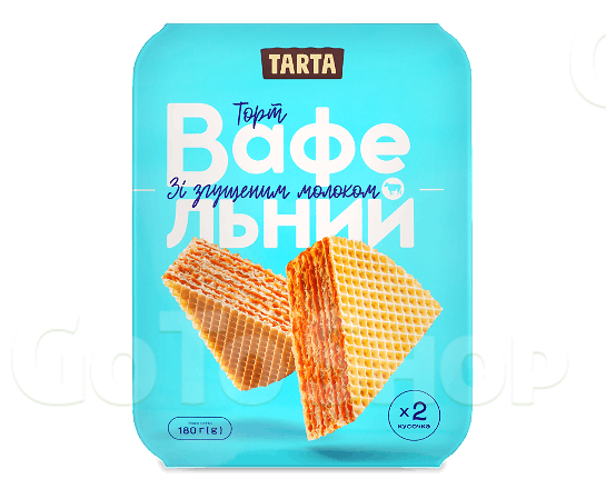 Торт Tarta вафельний зі згущеним молоком 180г