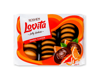 Печиво Roshen Lovita Jelly Cookies Orange 420г