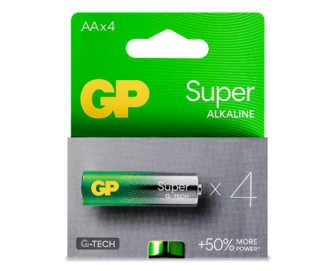 Батарейки GP Super Alkaline G-Tech AA LR6 4шт