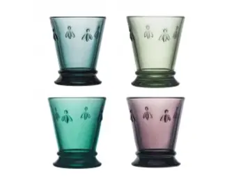 Набір La Rochere з 4 склянок різних кольорів 1 уп (4 шт)