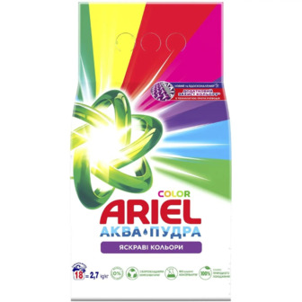 Пральний порошок Ariel Аква-Пудра Color, 2.7 кг