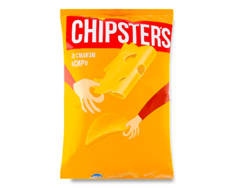 Чипси Flint Chipster's натуральні зі смаком сиру, 130г