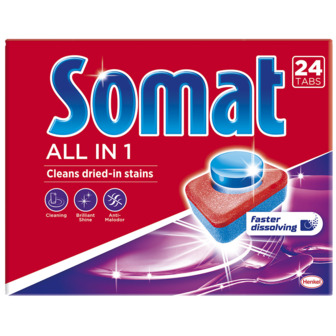 Капсули для посуду Somat All in One, 24 шт.