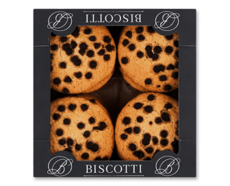 Печиво Biscotti «Американське» зі шматочками глазурі, 0,4кг