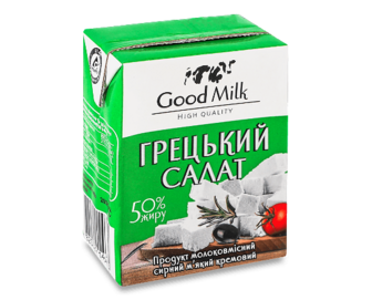 Продукт сирний Good milk Грецький салат 50%, 200г