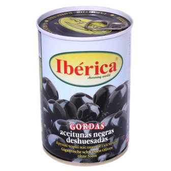 Маслини чорні Iberica без кісточок, 420 г