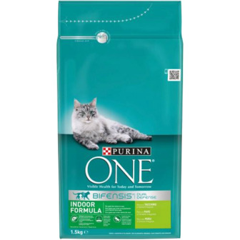 Корм для котів 1,5 кг. Purina One Indoor Formula