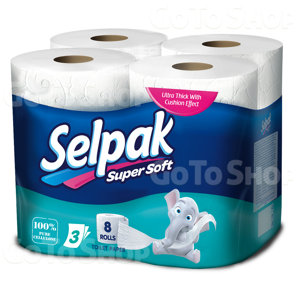 Туалетний папір Selpak Super Soft, 8 шт.