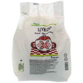 Цукор фасований Кожен День, 3 кг