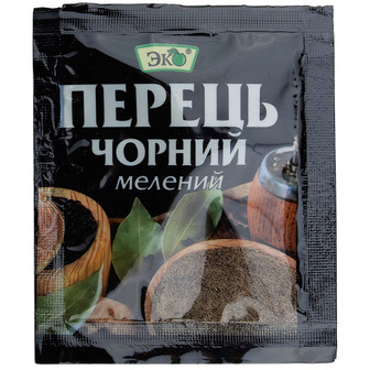 Перець чорний мелений Еко, 20 г