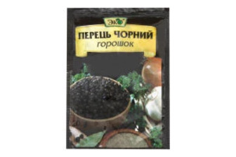 Перець чорний горошок Еко м/в 20г