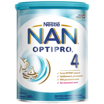 Дитяча суміш Nestle NAN 4 Optipro, 800 г