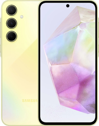Смартфон Samsung Galaxy A35 5G A356 6.6" 8/256ГБ, 2SIM, 5000мАгод, лимонний