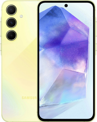 Смартфон Samsung Galaxy A55 5G A556 6.6" 8/256ГБ, 2SIM, 5000мАгод, лимонний