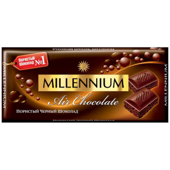 Шоколад чорний пористий Millennium, 80 г