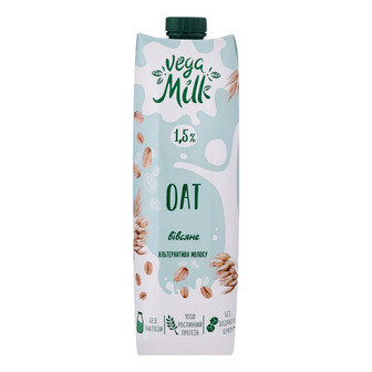 Напій ультрапастеризований Oat Vega Milk Вівсяний, 1,5%, 950 мл