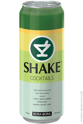 Слабоалкогольний напій Shake Бора-Бора 7% 0.5 л