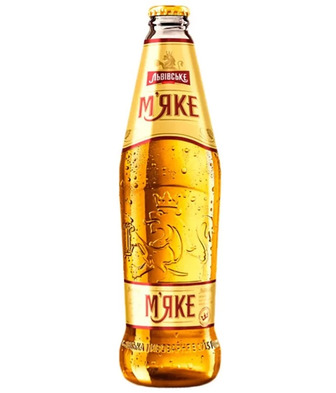 Пиво Львівське М'яке світле фільтроване 4,2%, 450 мл
