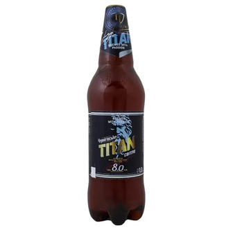 Пиво Чернігівське Titan, світле, 8%, 1 л