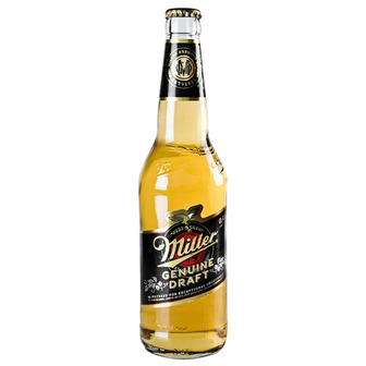 Пиво Miller Genuine Draft, светлое, 4,7%, 0,45 л
