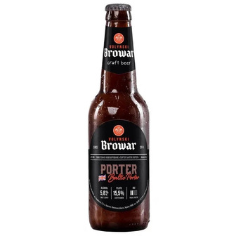 Пиво Volynski Browar Porter, темне, нефільтроване, 5,8%, 0,35 л