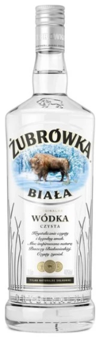 Горілка Zubrowka Biala 1 л 40%