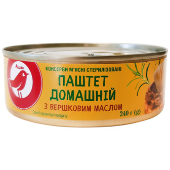 Паштет Auchan Домашній, 240 г