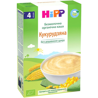 Безмолочна органічна каша HiPP Кукурудзяна, 200 г