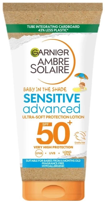 Сонцезахисний крем для дітей Garnier Ambre Solaire SPF 50 Малюк в тіні до 36 місяців, 50 мл