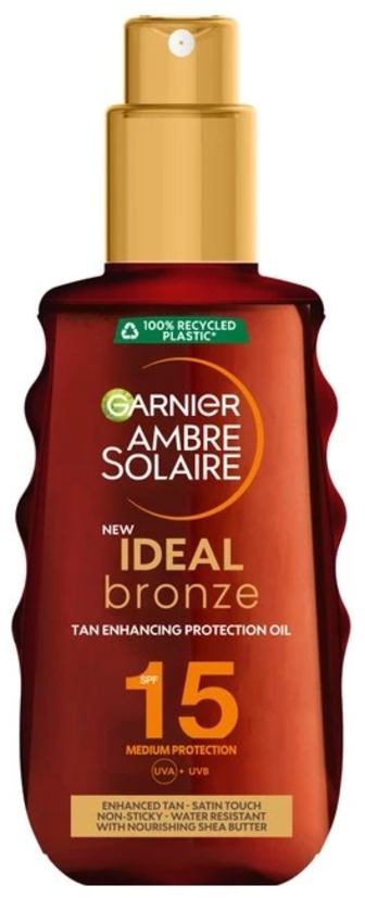 Сонцезахисна олія-спрей Garnier Ambre Solaire SPF15, 150 мл