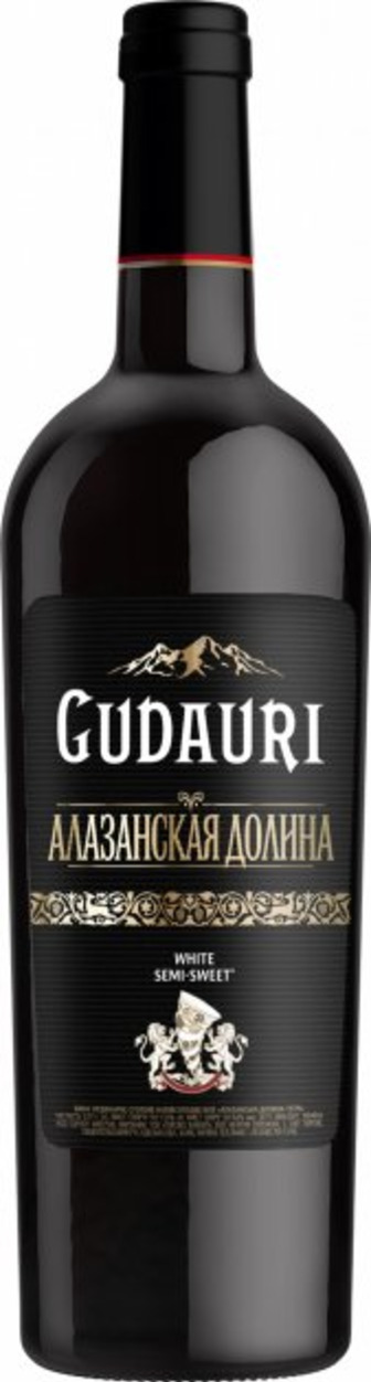 Вино Gudauri Алазанська долина біле напівсолодке, 11-13%, 750 мл