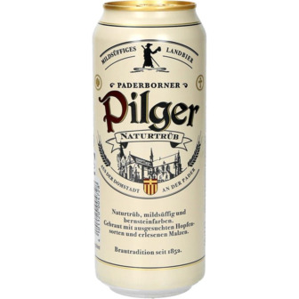 Пиво Paderborner Pilger світле нефільтроване, 5%, 500 мл