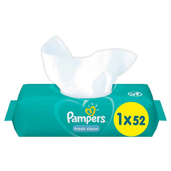 Cерветки Pampers Fresh Clean, 52 ПрК