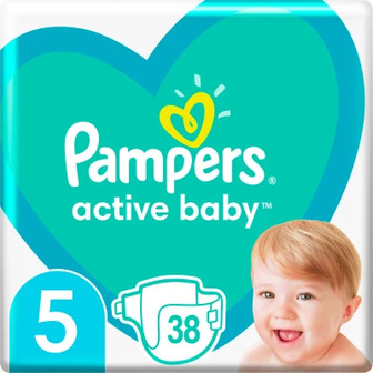 Підгузки Pampers Active Baby Розмір 5 (11-16 кг), 38 шт.