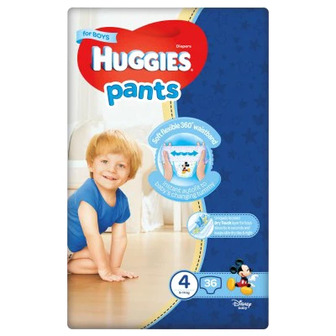 Трусики-підгузки для хлопчиків Huggies Pants 2558141, 4 (9-14 кг), 36 шт.